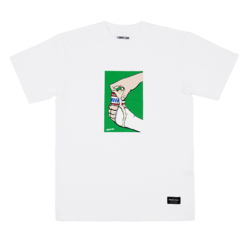 STV. BEER CAN TEE WHITE