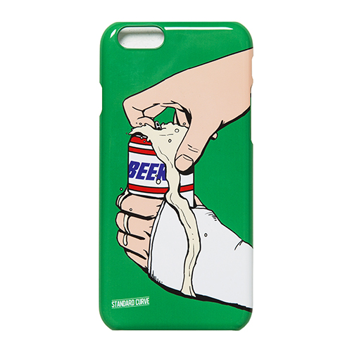 STV. BEER CAN I PHONE 6 CASE GREEN
